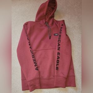American eagle men's size XS red hoodie